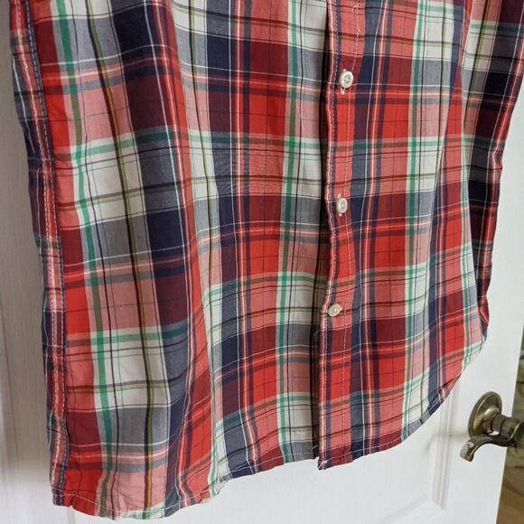 OLD Navy Cotton Men Plaid Shirt Size Small @D - Picture 3 of 7